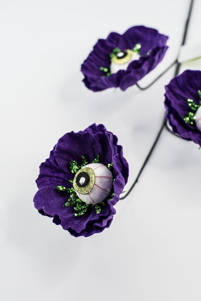 Purple Eyeball Flower Spray - Greenery Market57241PU