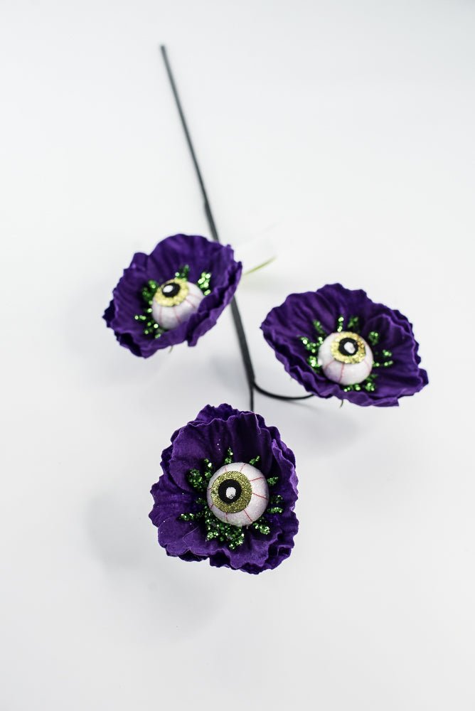 Purple Eyeball Flower Spray - Greenery Market57241PU