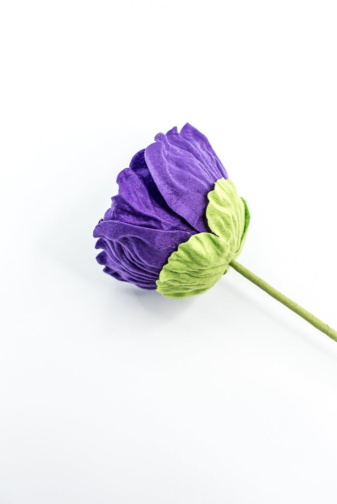 Purple Eyeball Flower Stem - Greenery Market57242PU