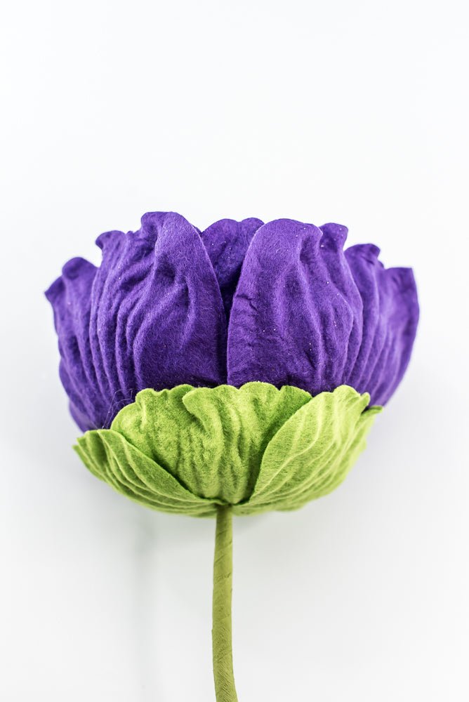 Purple Eyeball Flower Stem - Greenery Market57242PU