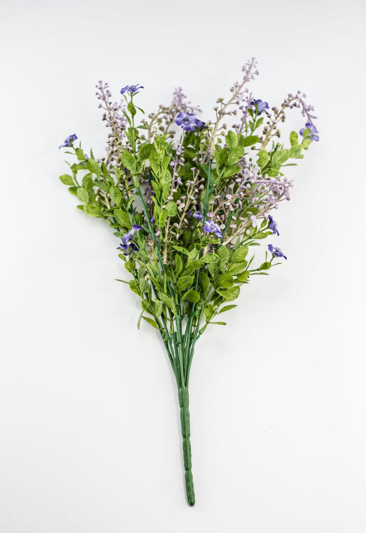 Purple filler flower and berries bush - Greenery Market85001 - PU