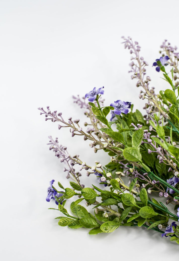 Purple filler flower and berries bush - Greenery Market85001 - PU