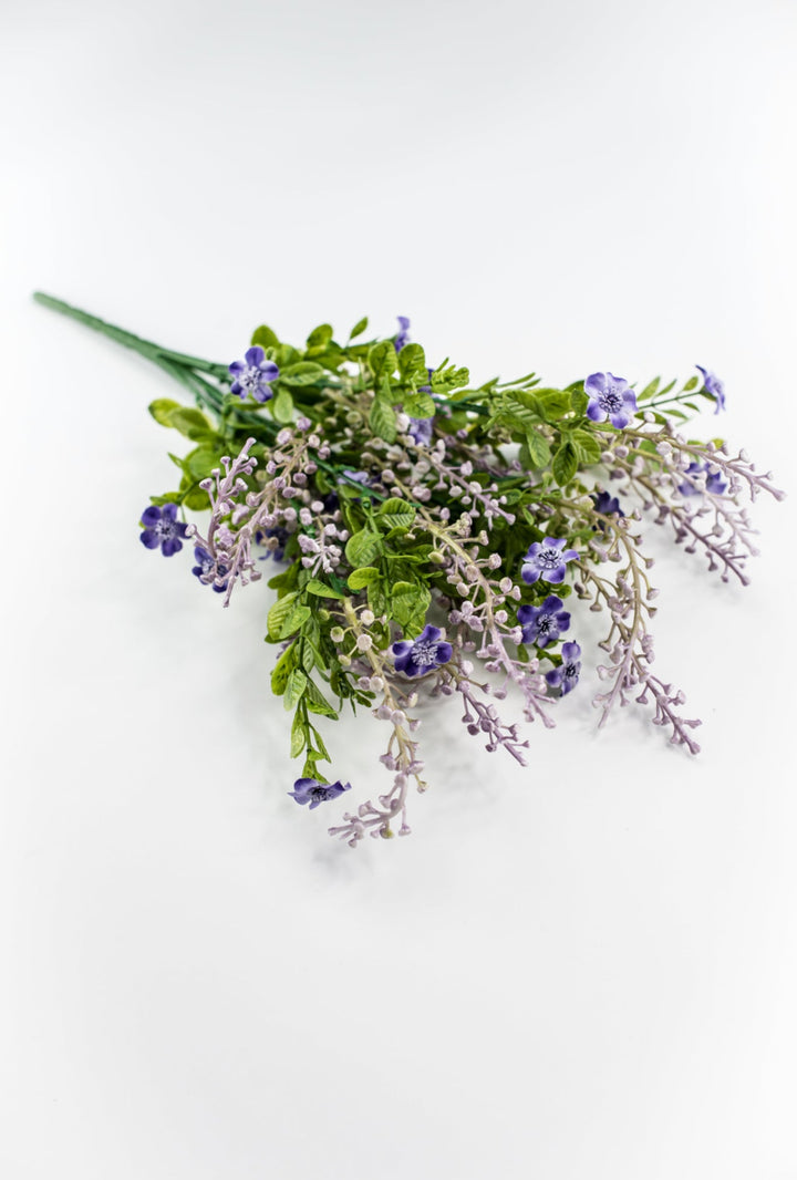 Purple filler flower and berries bush - Greenery Market85001 - PU