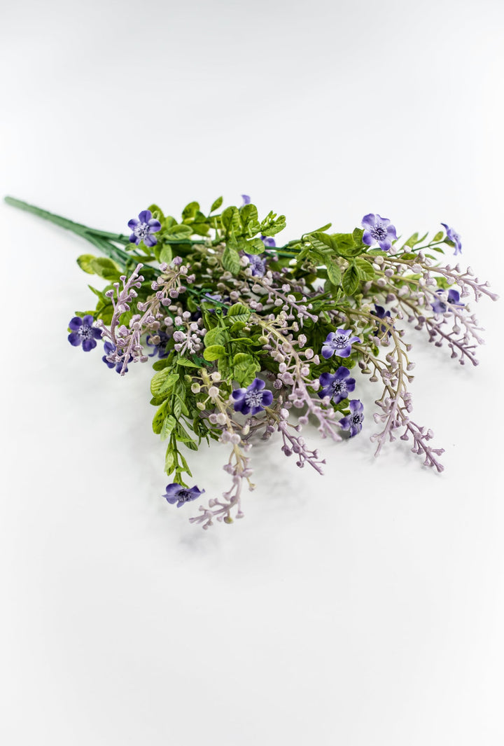 Purple filler flower and berries bush - Greenery Market85001 - PU
