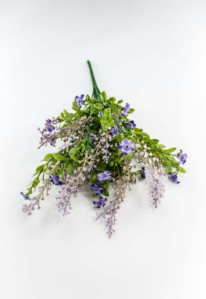 Purple filler flower and berries bush - Greenery Market85001 - PU