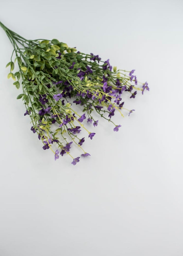 Purple filler flower and greenery bush - Greenery Marketartificial flowers83416 - PU