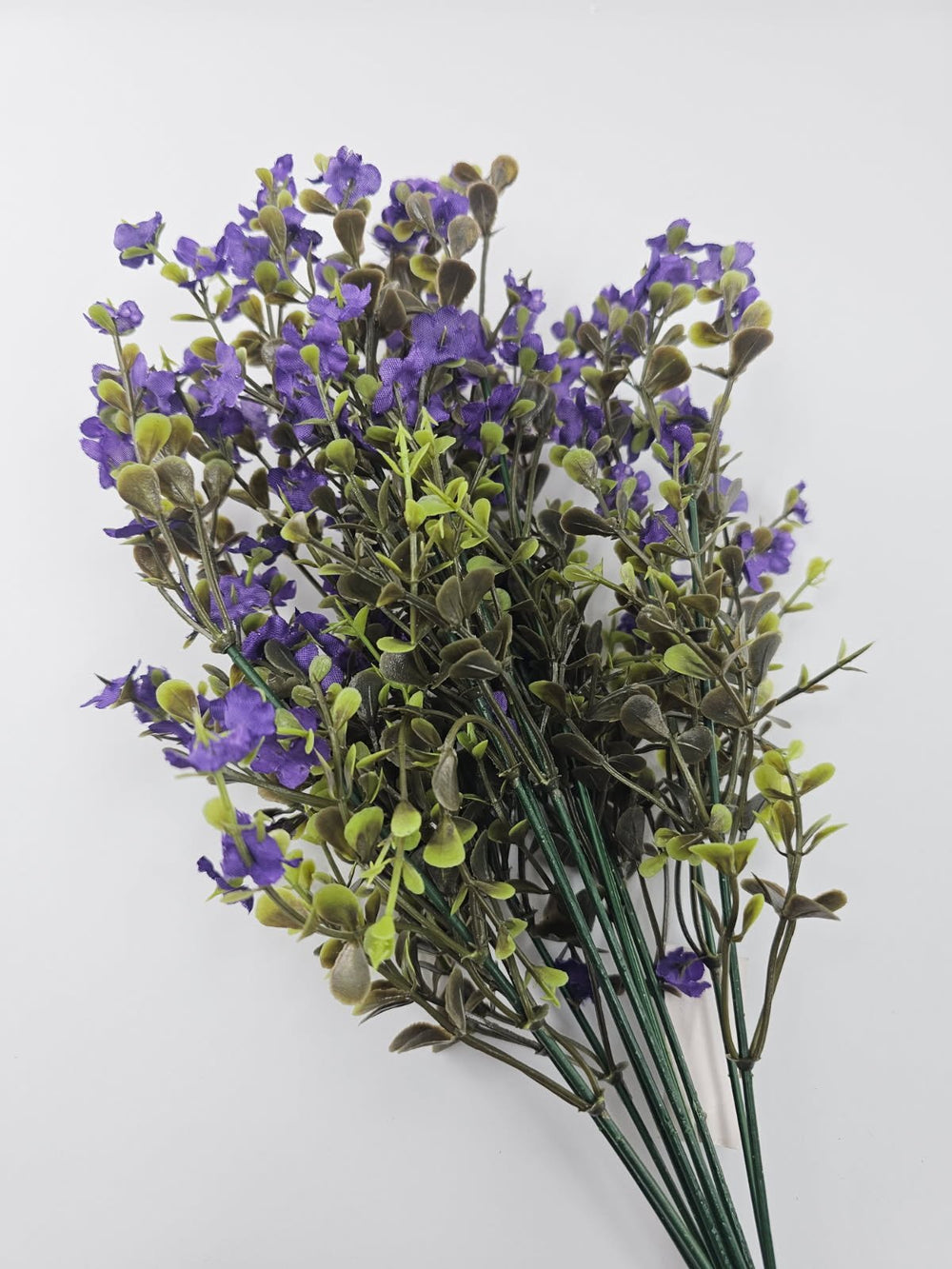 Purple filler flowers and boxwood greenery - Greenery Marketartificial flowers76625