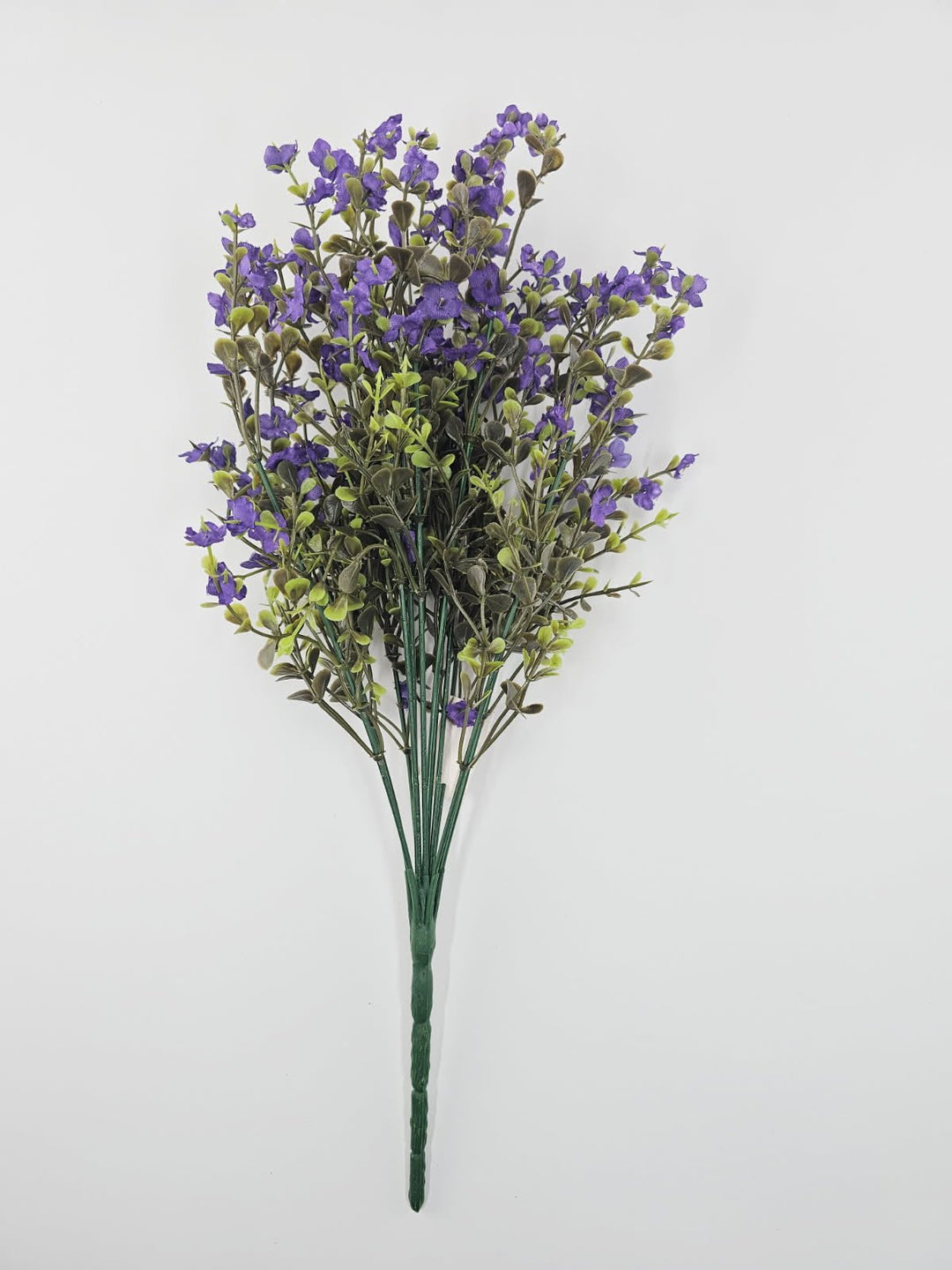 Purple filler flowers and boxwood greenery - Greenery Marketartificial flowers76625