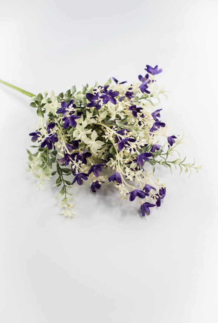 Purple flower and greenery bush - Greenery MarketArtificial Flora84946 - PU