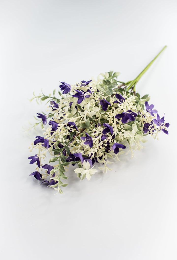 Purple flower and greenery bush - Greenery MarketArtificial Flora84946 - PU