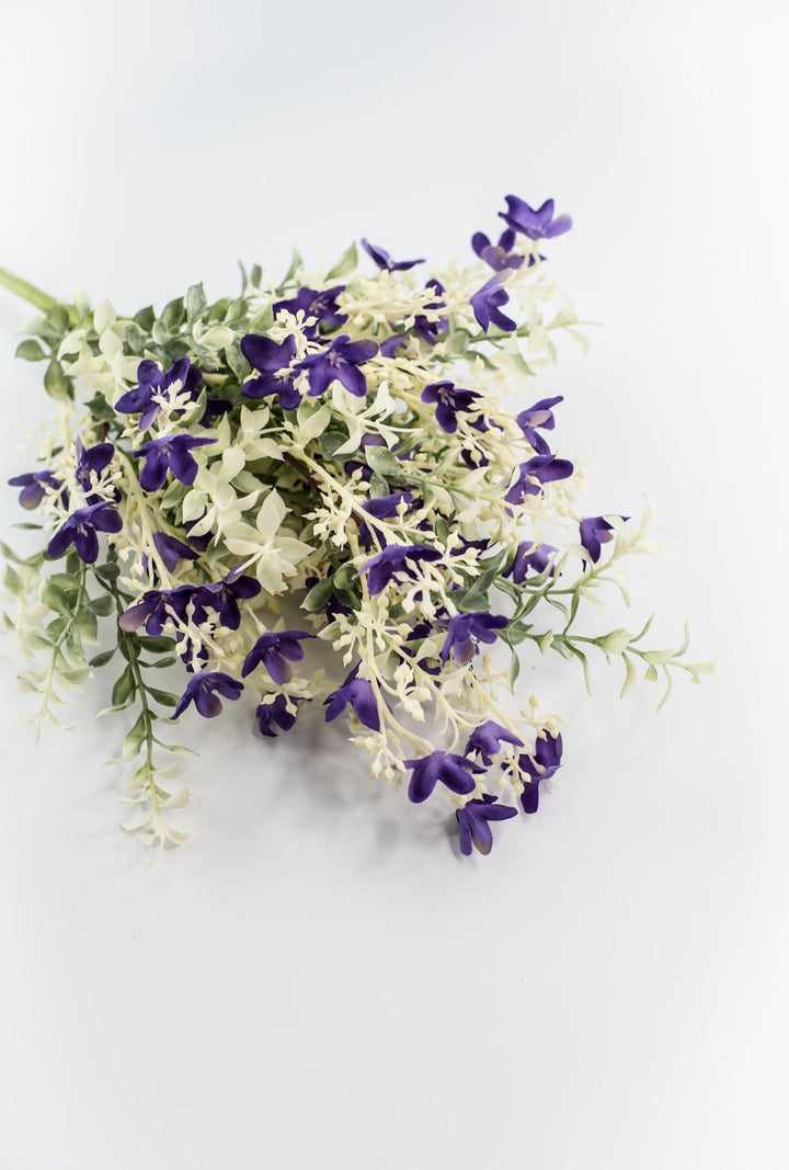 Purple flower and greenery bush - Greenery MarketArtificial Flora84946 - PU