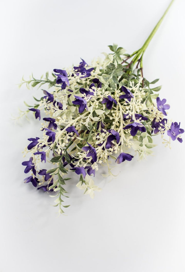 Purple flower and greenery bush - Greenery MarketArtificial Flora84946 - PU