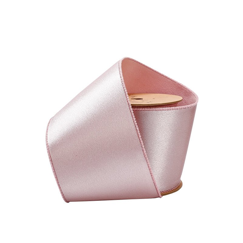 Quartz Pink Reversible Classic Velvet & Shimmer Wired Ribbon - 4" - Greenery Market7201W - 150 - 100E