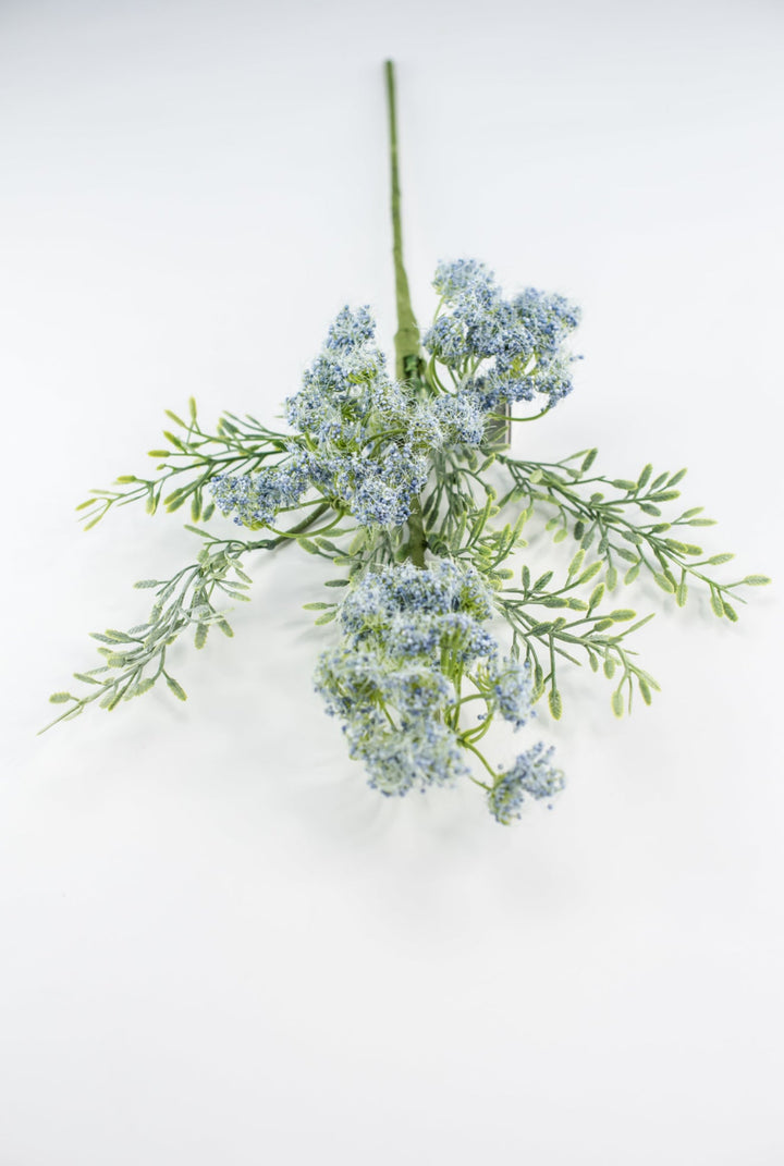 Queen annes lace spray - blue - Greenery Market64911 - BL