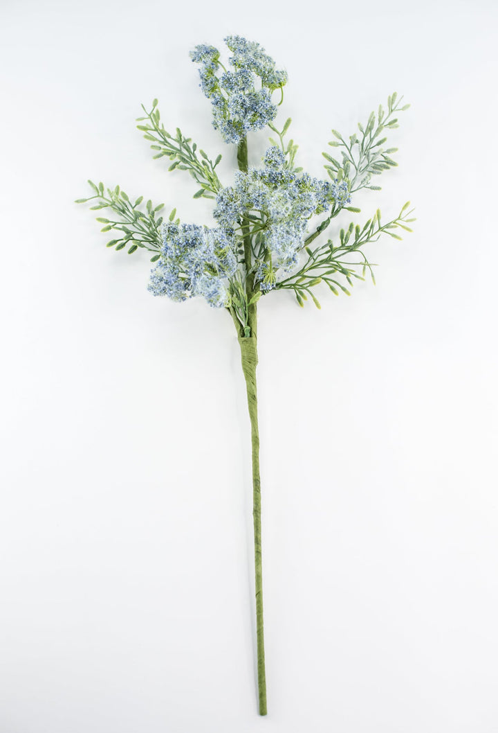 Queen annes lace spray - blue - Greenery Market64911 - BL