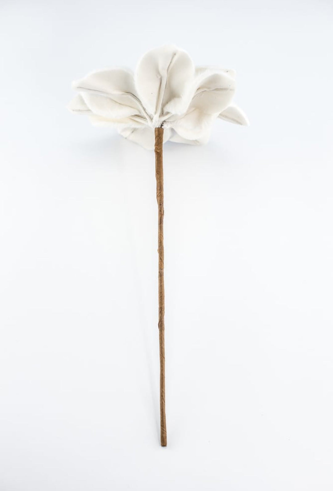 Raz, cream felt poinsettias stem - Greenery MarketF4406701