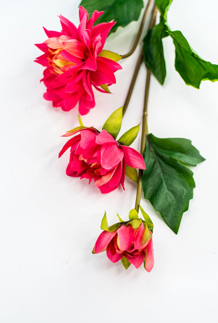 Real touch dahlia hot pink - Greenery Market2225045HP