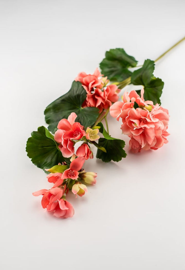 Real touch geranium spray, coral - Greenery Market2285221CO