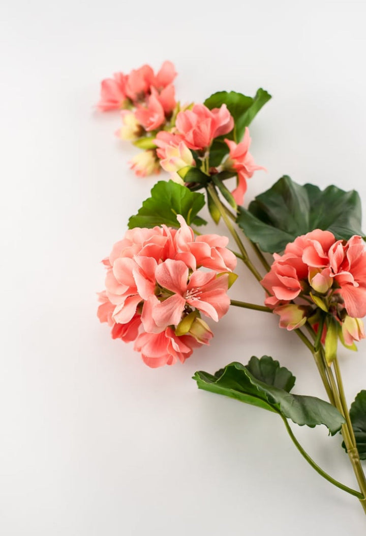 Real touch geranium spray, coral - Greenery Market2285221CO