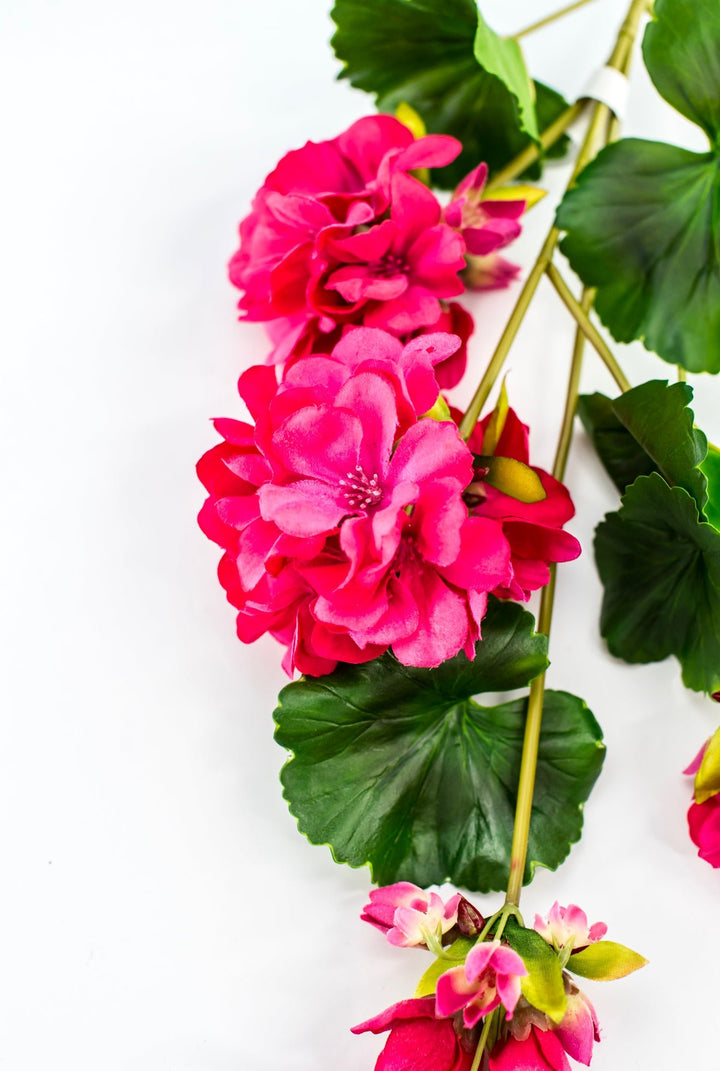 Real touch geranium spray, hot pink - Greenery Market2285221HP