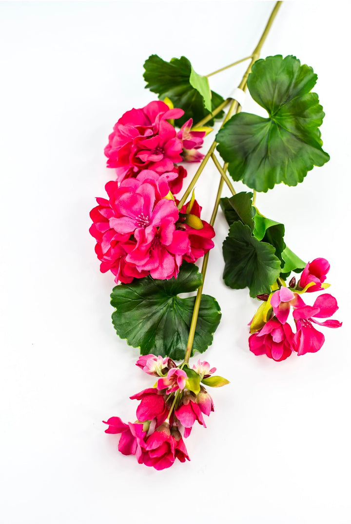Real touch geranium spray, hot pink - Greenery Market2285221HP