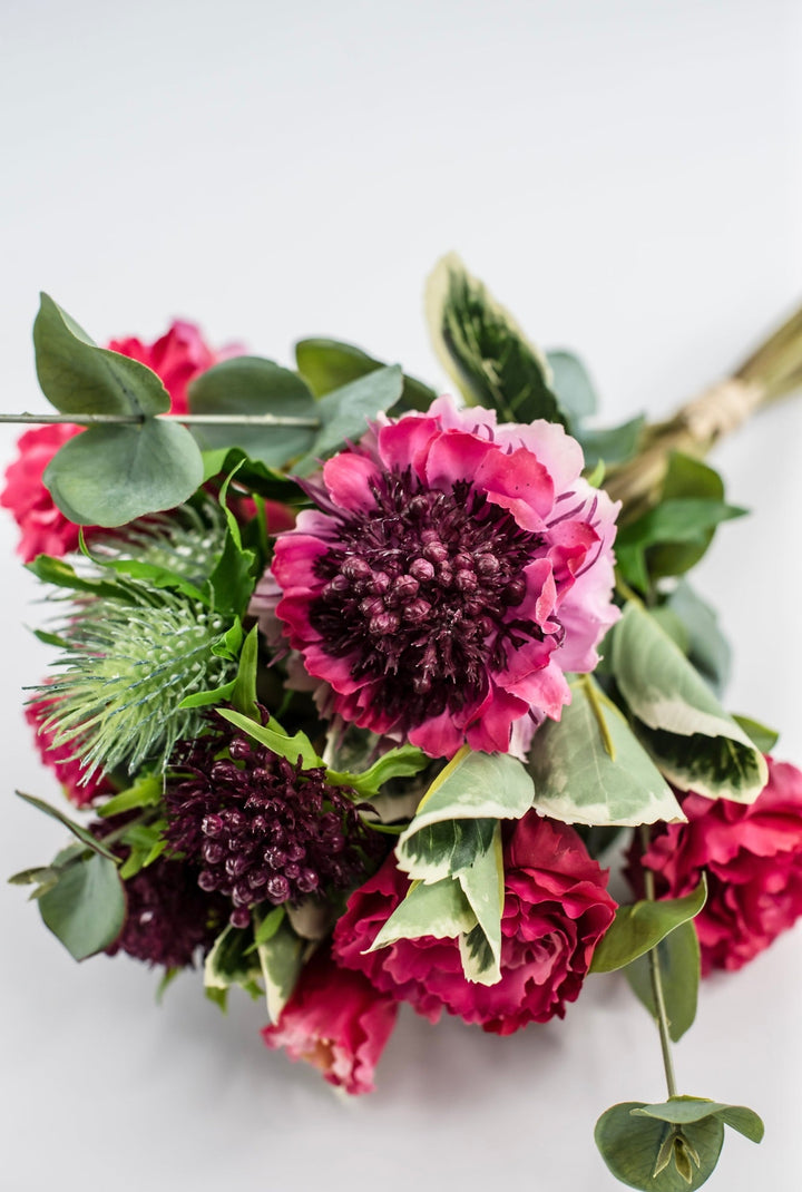 Real touch mixed lisianthus bundle, hot pink - Greenery MarketMTF24292 FUSH