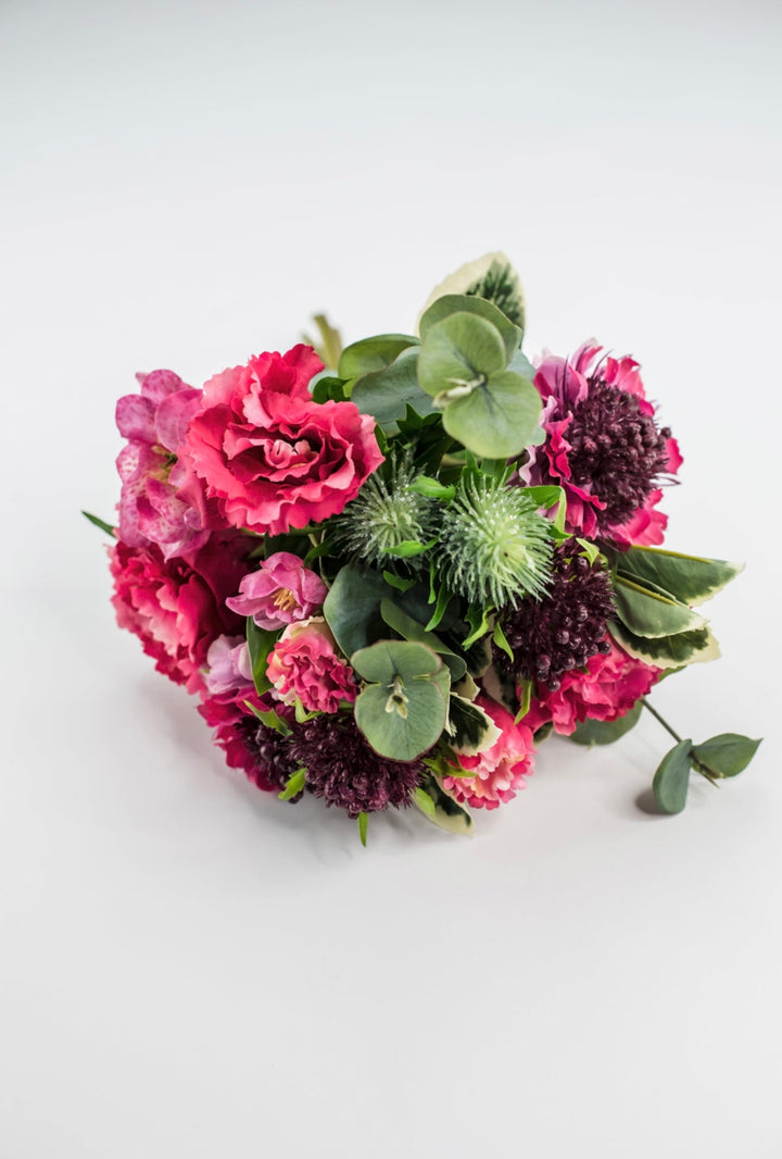 Real touch mixed lisianthus bundle, hot pink - Greenery MarketMTF24292 FUSH