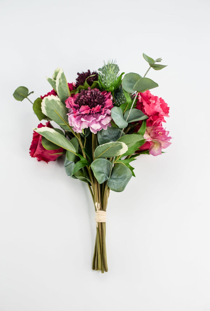 Real touch mixed lisianthus bundle, hot pink - Greenery MarketMTF24292 FUSH
