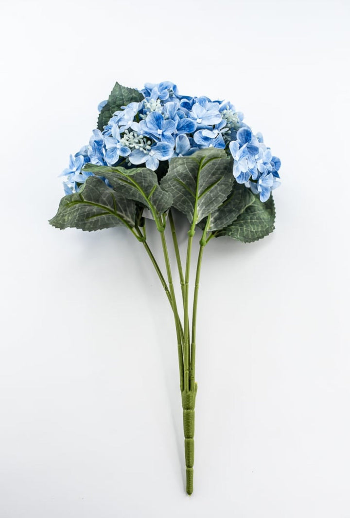 Real touch, snowball hydrangea bush - blue - Greenery Market84845 - BL
