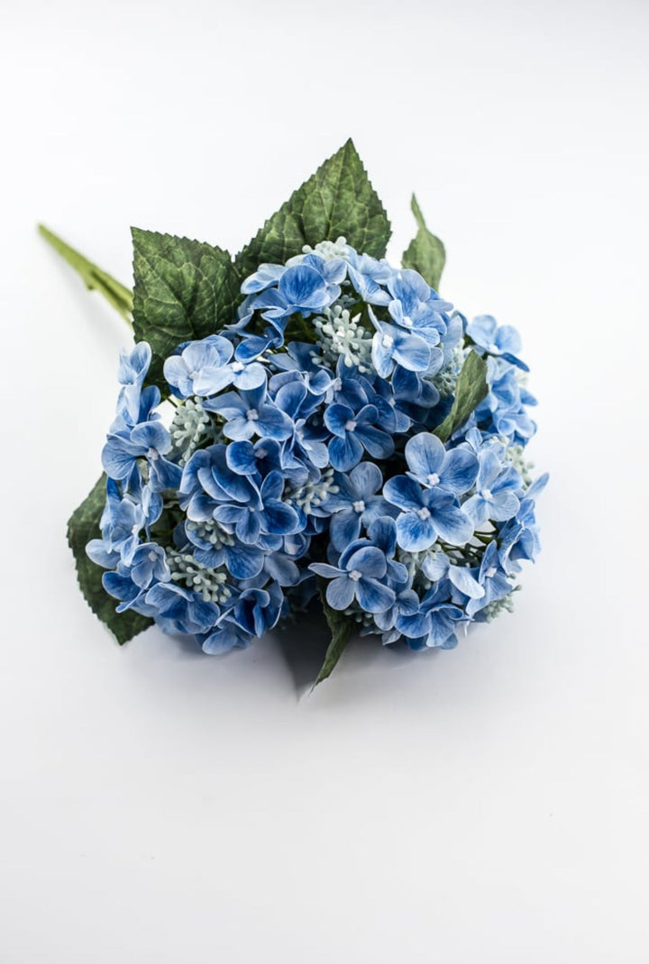 Real touch, snowball hydrangea bush - blue - Greenery Market84845 - BL