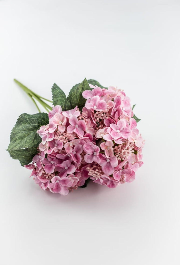 Real touch, snowball hydrangea bush - pink - Greenery Market84845 - PK