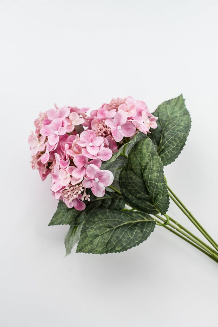 Real touch, snowball hydrangea bush - pink - Greenery Market84845 - PK