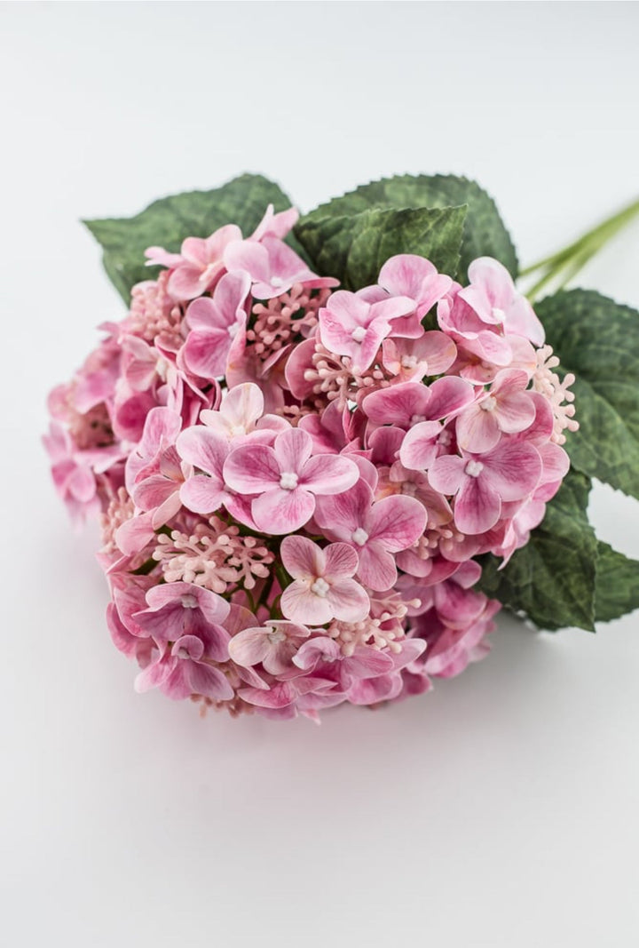 Real touch, snowball hydrangea bush - pink - Greenery Market84845 - PK