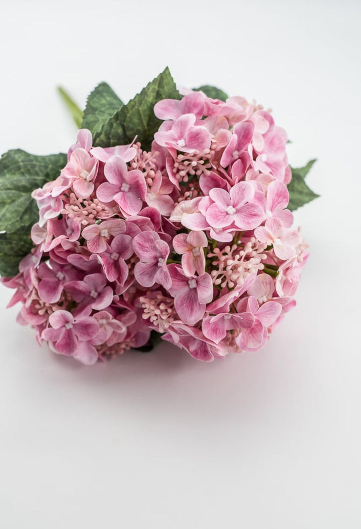 Real touch, snowball hydrangea bush - pink - Greenery Market84845 - PK
