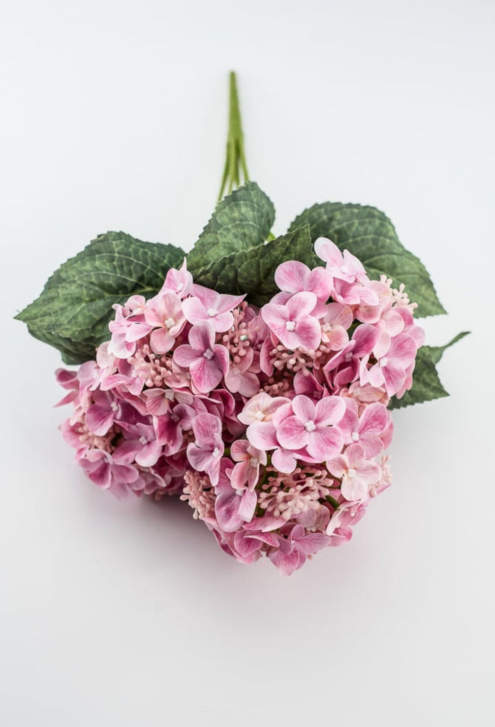 Real touch, snowball hydrangea bush - pink - Greenery Market84845 - PK