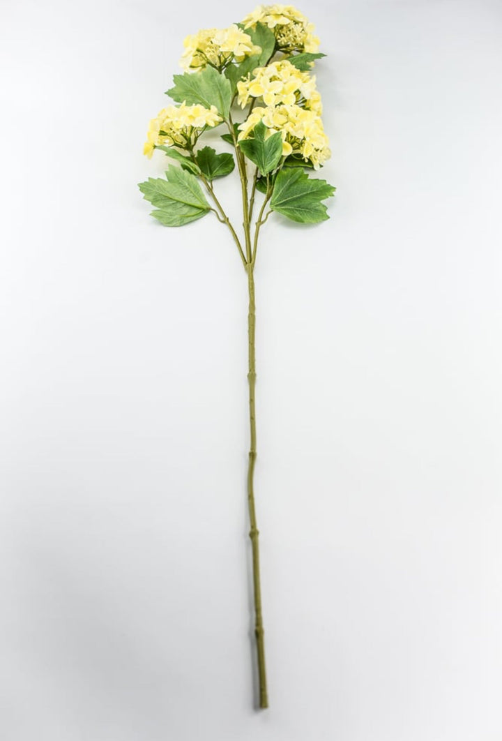 Real touch, snowball hydrangea spray - yellow - Greenery Market21114 - YEL