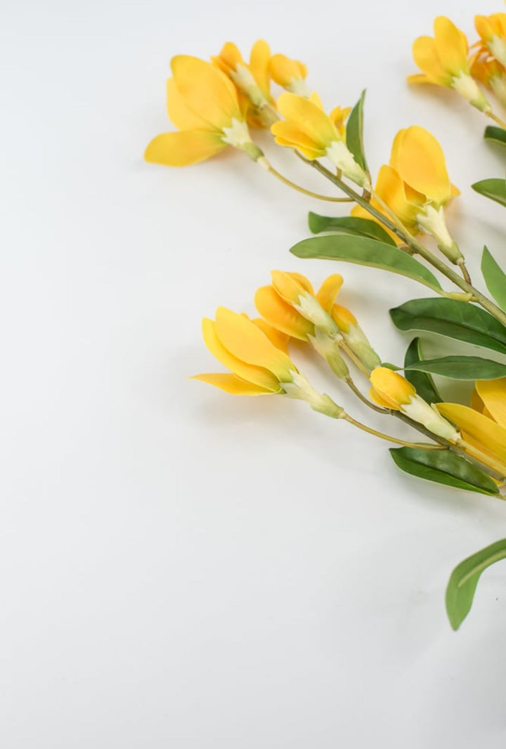 Real touch, Yellow freesia hybrid spray - Greenery Market5603 - y