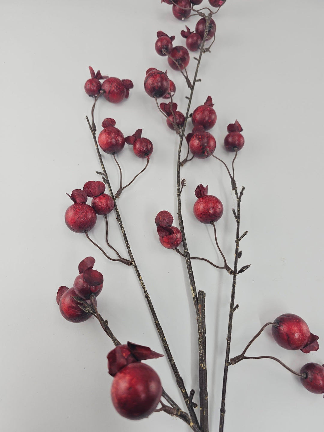 Red Pomegranates spray - Greenery MarketXB611 - R