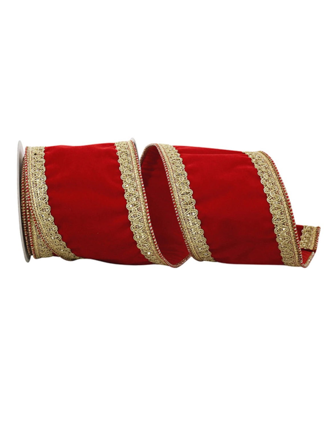 Red Velvet Wired Ribbon - 4” - Greenery Marketwired ribbon92967W - 065 - 10D