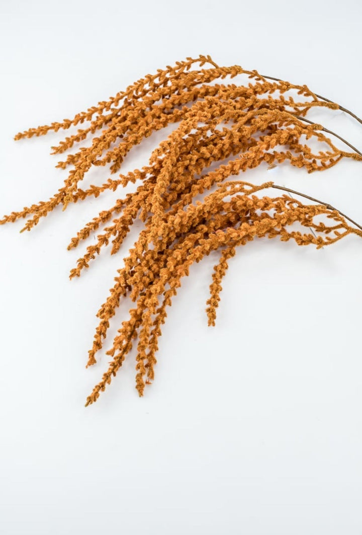 Rust Hanging Feather Reed Spray - Greenery Market57273RUST