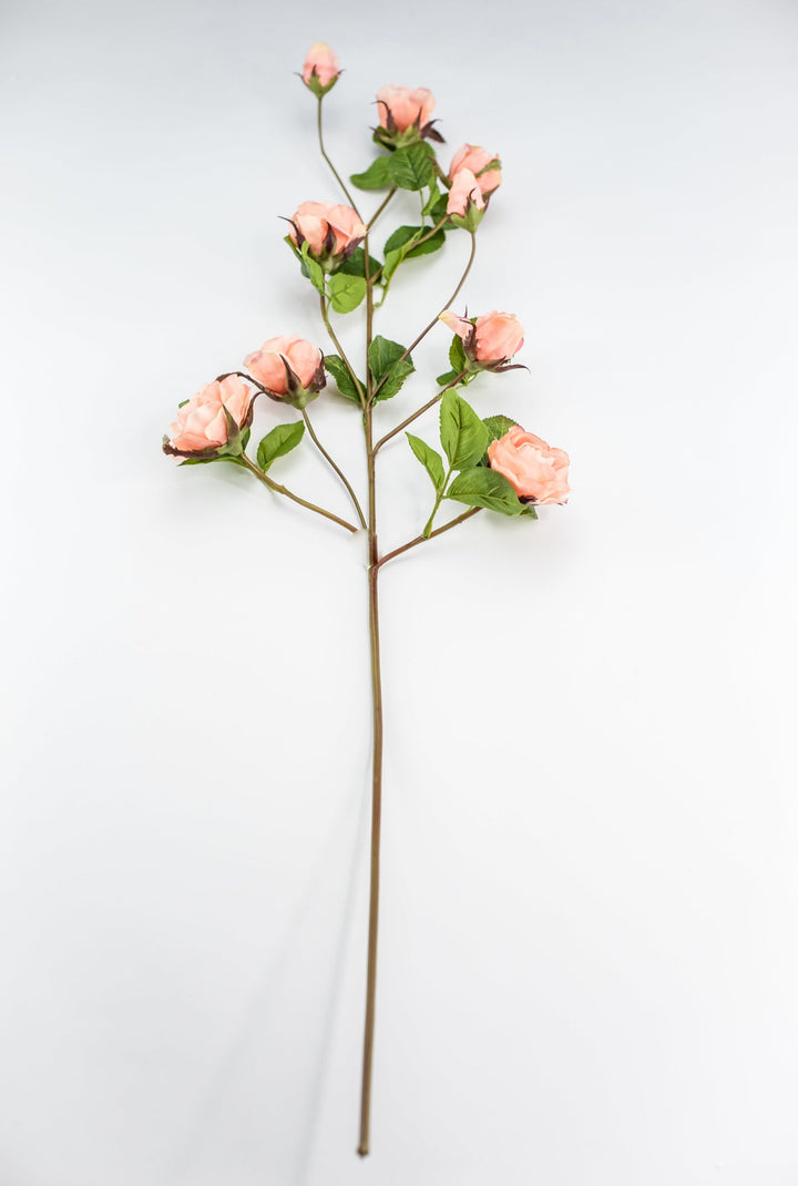 Salmon rose spray - Greenery Marketartificial flowersMTF24289 SALM