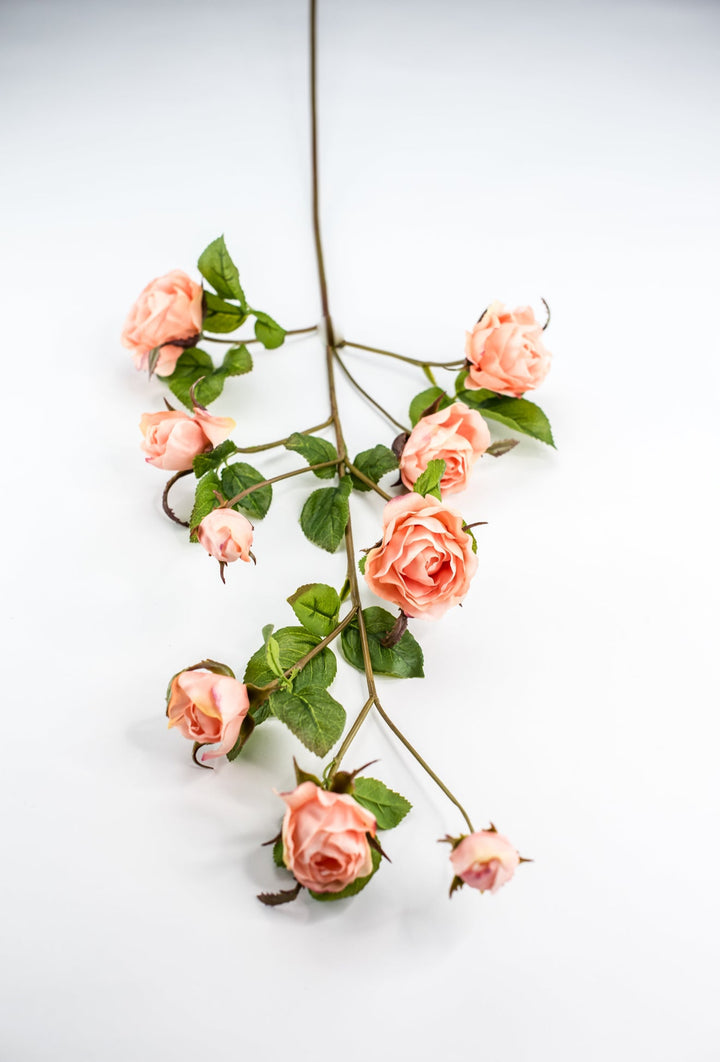 Salmon rose spray - Greenery Marketartificial flowersMTF24289 SALM