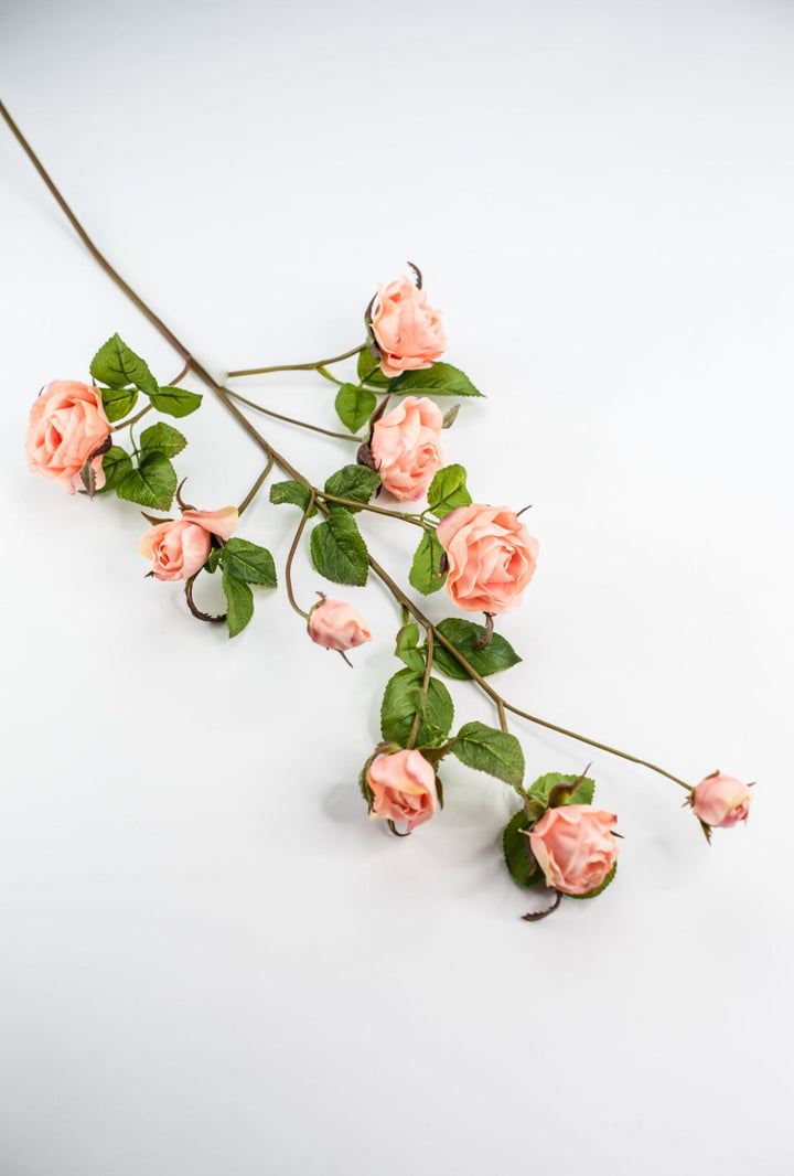 Salmon rose spray - Greenery Marketartificial flowersMTF24289 SALM