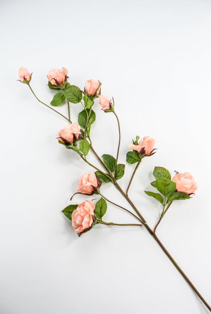 Salmon rose spray - Greenery Marketartificial flowersMTF24289 SALM