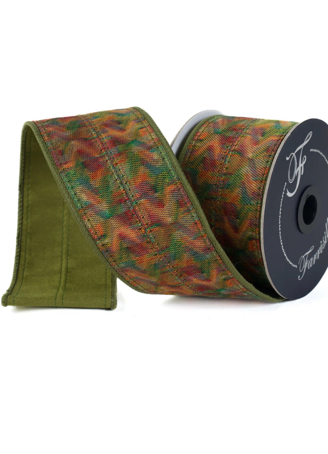 Sedona Spectrum 2.5” Farrisilk Wired ribbon - Greenery MarketRibbons & TrimSR109 - 76