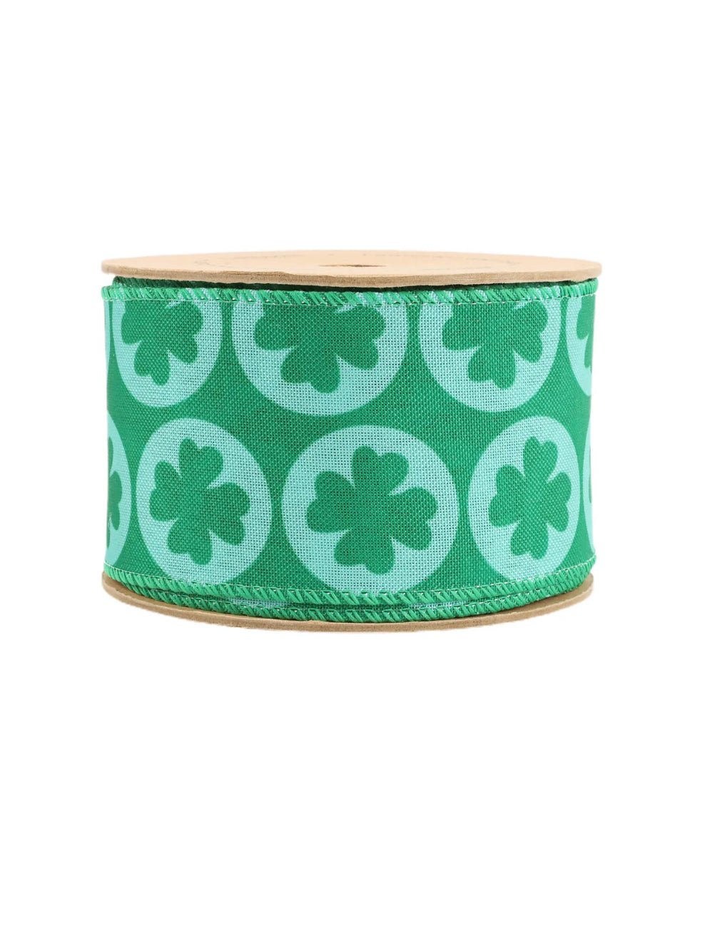 Shamrock St Patrick’s day wired Ribbon 2.5” - Greenery MarketWired ribbon9211W - 580 - 63E