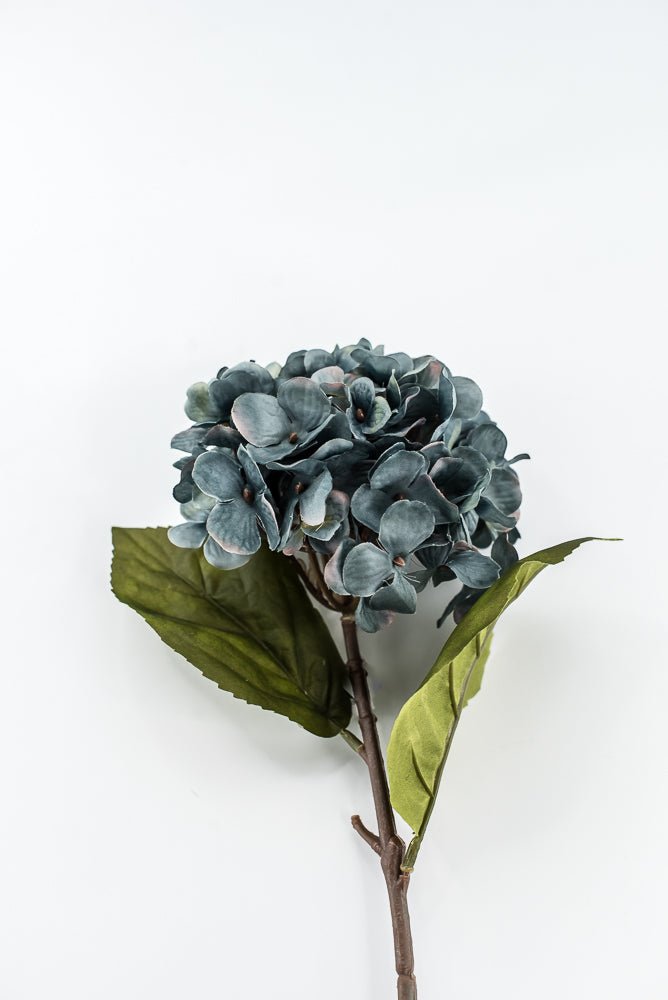 Slate Blue Grey Hydrangea Spray - 25" - Greenery Market6595SLTGY