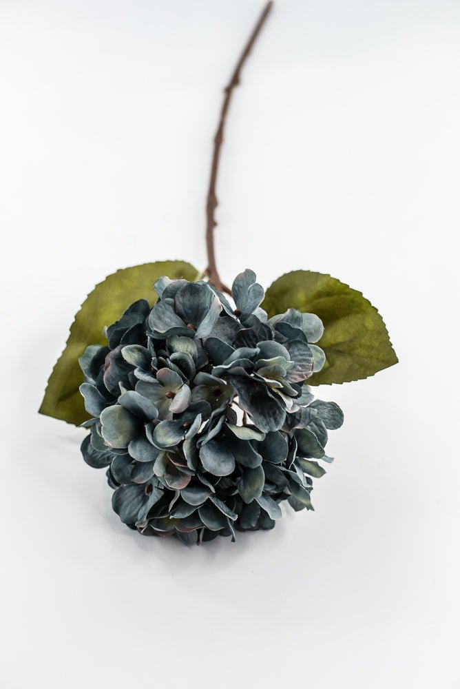 Slate Blue Grey Hydrangea Spray - 25" - Greenery Market6595SLTGY