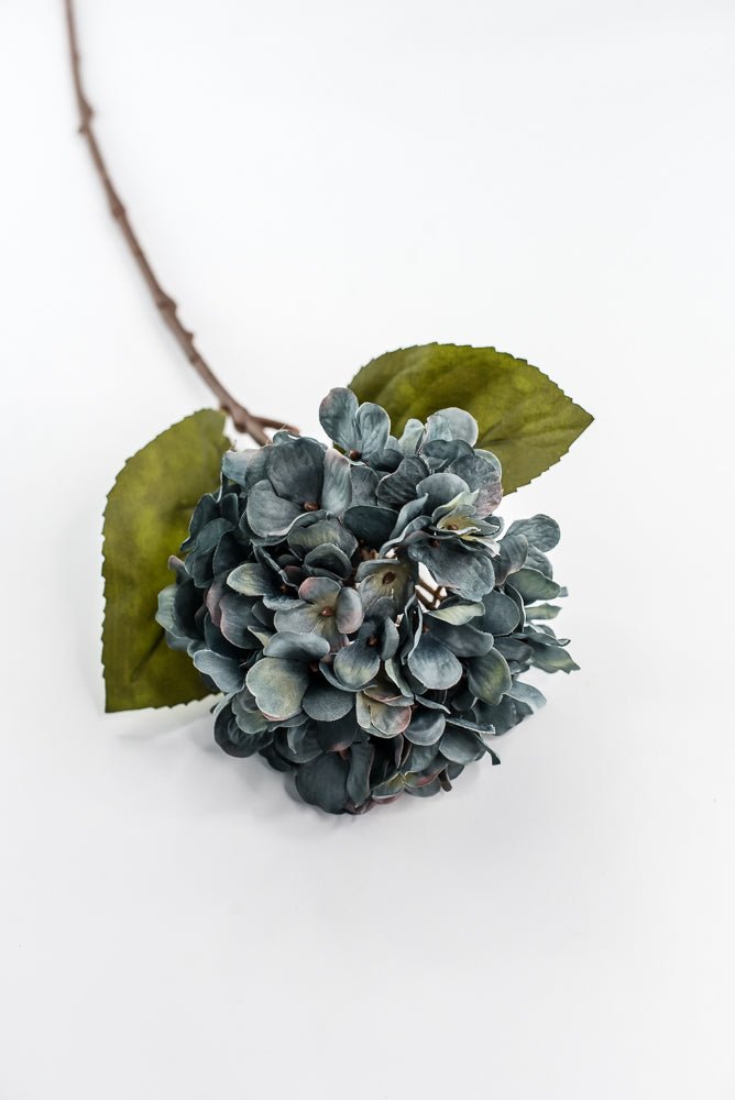 Slate Blue Grey Hydrangea Spray - 25" - Greenery Market6595SLTGY