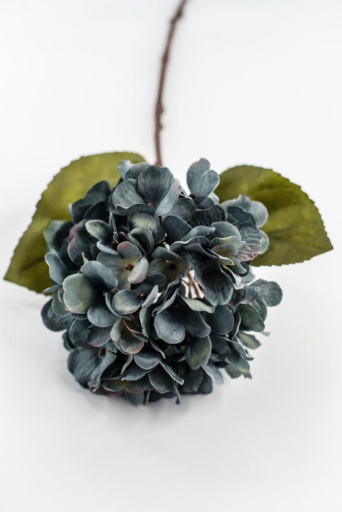 Slate Blue Grey Hydrangea Spray - 25" - Greenery Market6595SLTGY